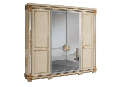 Luxury wardrobe closets high-gloss furniture designer living wood new