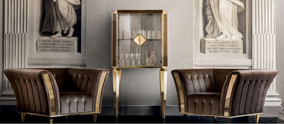 Cabinet Bar Bar Cabinet Display Cabinet Living Room Designer Shelf Furniture arredoclassic