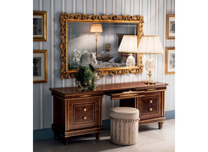 Dressing table bedroom mirror youth antique style set wood