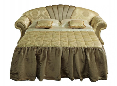 Sofa 2-seater couch design upholstery classic textile fabric bed function couches