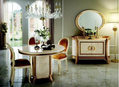 arredoclassic™ Luxury Class Furniture Dining Room Round Table Dining Table