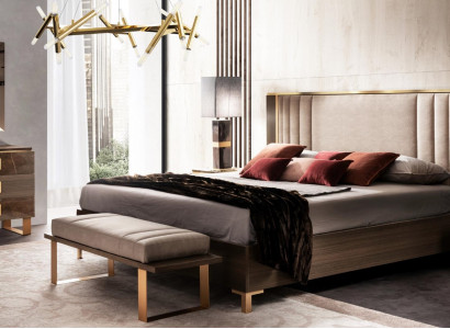 Luxury bedroom sets bed 2x nightstand classic design bed furniture 3-piece set