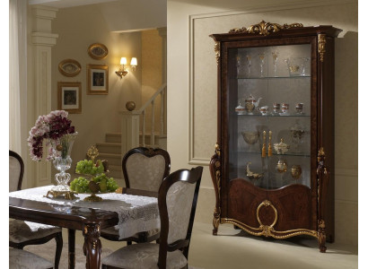 Living room furniture classic wooden glass display cabinet cupboard showcases new