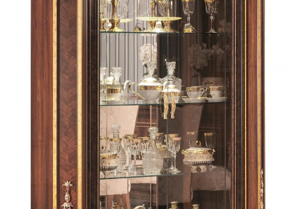 Display cabinet with 2 doors, wooden cupboard, living room display cabinets, design glass furniture