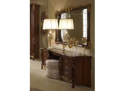 Vanity table mirror luxury console dresser bedroom baroque rococo new