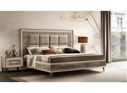 Bedroom 3-piece set: Bed, 2 Nightstand Consoles, Hotel Beds, ArredoClassic