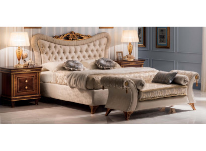 Bed designer furniture bedroom baroque rococo art nouveau classical