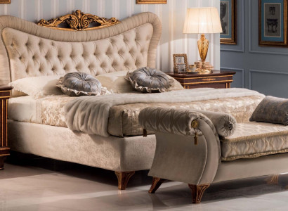 Bed designer furniture bedroom baroque rococo art nouveau classical