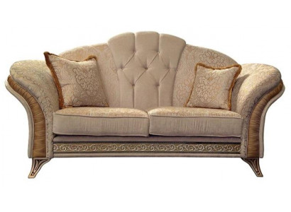 Sofa 2-seater couch design upholstery classic fabric arredoclassic two-seater
