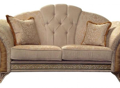 Sofa 2-seater couch design upholstery classic fabric arredoclassic two-seater