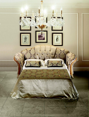 Noble designer sofa couch 2-seater upholstered sofas textile art nouveau arredoclassic™