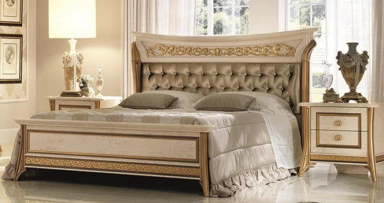 Bed upholstered bed beds upholstery designer hotel double 180x200 arredoclassic