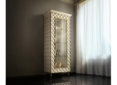 SHOWCASE Cabinet Glass Cabinet Designer Furniture Rococo Baroque Decor Art Nouveau