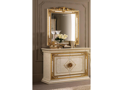 Mirror Dresser Cabinet Dressers Sideboard Bedroom Set Wood Classic Style