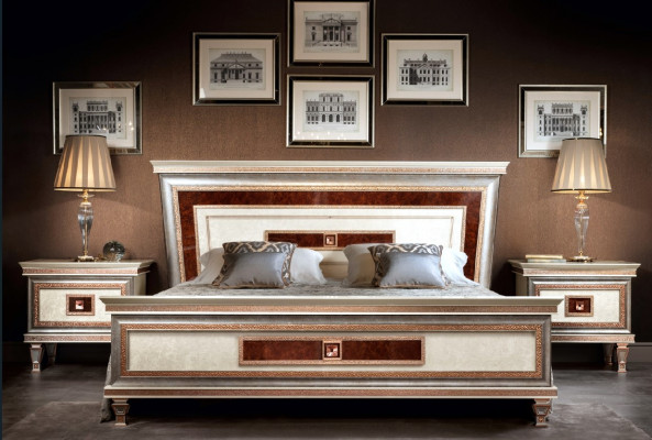 Bed cushion design double hotel beds sleep room 180x200cm arredoclassic