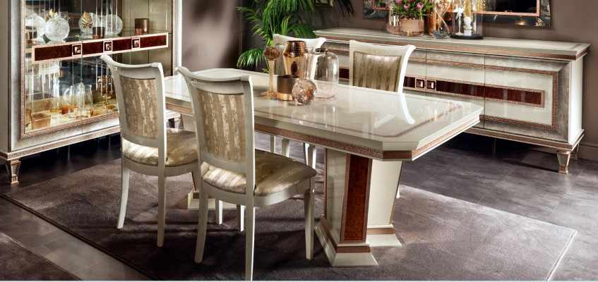 Baroque dining table group dining room living room set wood design tables