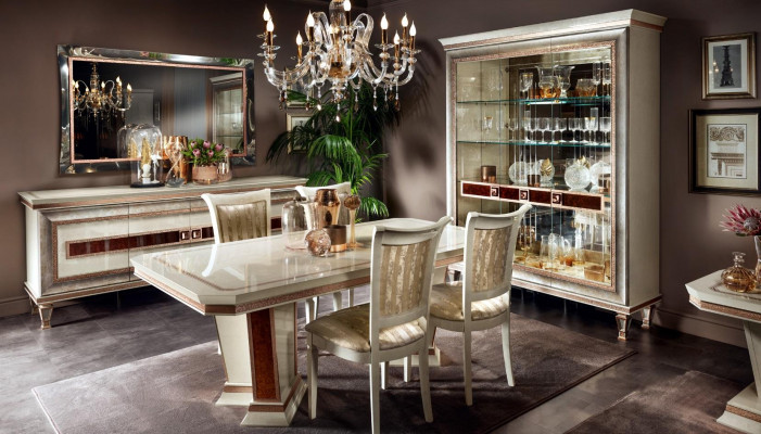 Baroque dining table group dining room living room set wood design tables