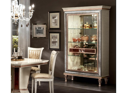 Display cabinet, display showcases, living room, display cabinets, design, baroque, rococo, wood, new.