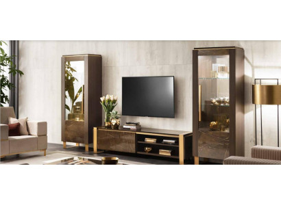 Sideboard Luxury Glass Cabinet Display Glass Cabinet Modern Style Furniture Italian