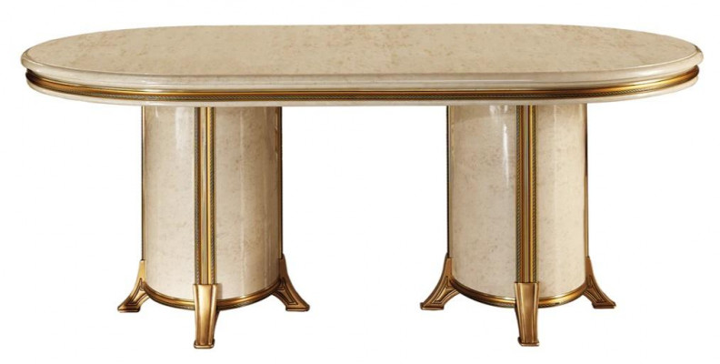 Dining Room Living Room Classic Beige arredoclassic Dining Table Design Table Wood