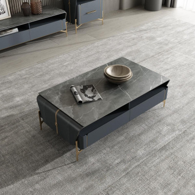 Coffee table sideboard 2-piece living room table lowboard furniture wall units