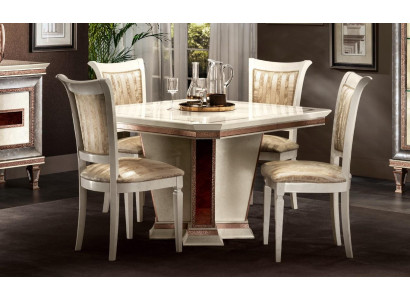 Baroque dining table wooden set dining room living room design tables