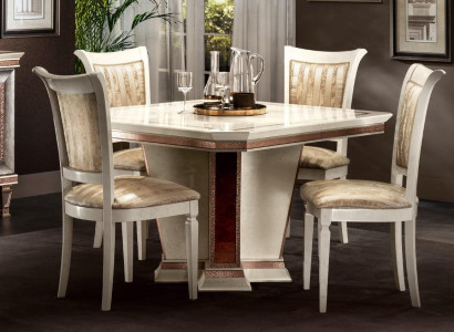 Baroque dining table wooden set dining room living room design tables