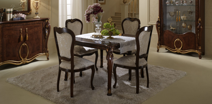 Dining table set dining room living room suite wood design tables baroque