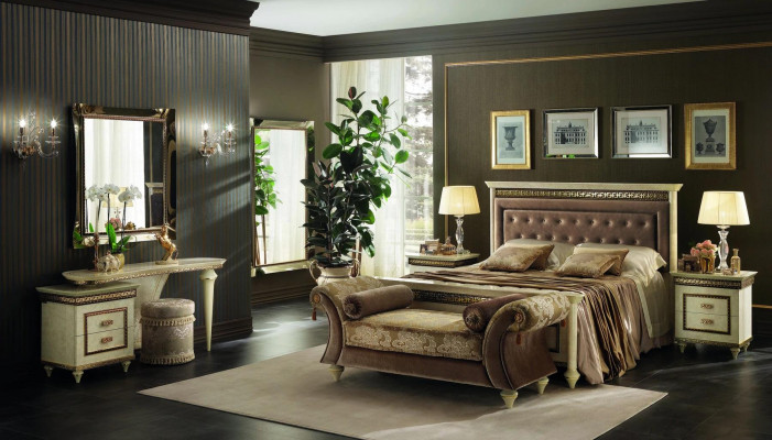 Upholstered bed, bed 160 x 200, marriage bed, designer bed, double bed, beds, arredoclassic