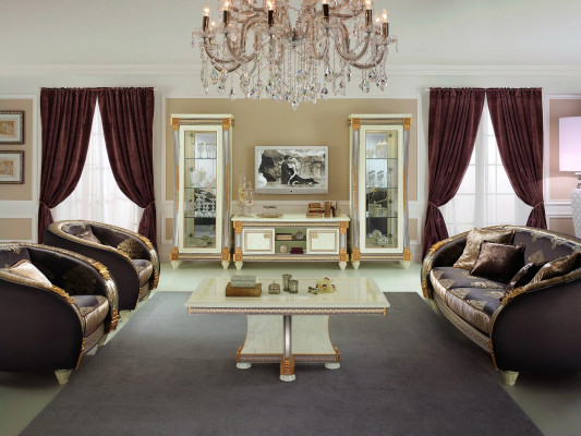 Classic Armchair TV Sofa 1-Seater Couch Designer Textile Sofas Upholstery New