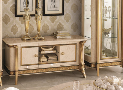 Design Royal TV Sideboard Television Wall Low Board Luxury Cabinet Dresser Shelf
