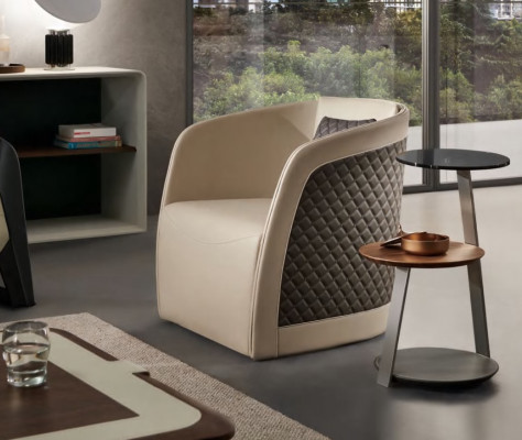 Armchair Lounge Luxury Television Club Upholstered Seat Armchair Design Couch