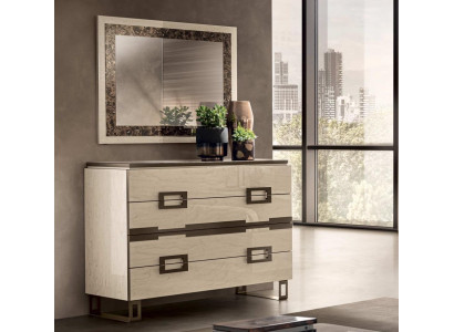 Set dresser mirror wood dressers sideboard design modern group furniture