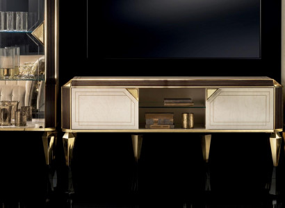 Designer RTV TV sideboard cabinet side low cupboard shelf luxury living room board