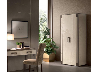 Wardrobe Bedroom Wood Cabinet Modern Style Cabinets Multi-Purpose Shelf