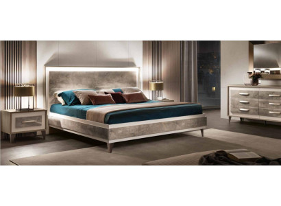 Arredoclassic Italian Bedroom Furniture Design Set Bed Nightstand