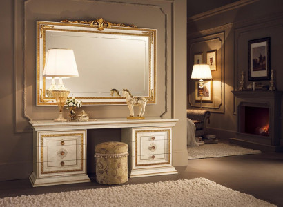 Designer console dressing table cosmetic table dresser arredoclassic wood furniture