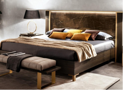 Bed Cushion Classic Double Bed Wood 180x200cm Hotel Beds Bedroom New