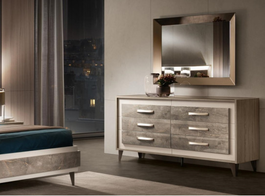 Dressers Wardrobe Mirror Design Furniture Furniture Cloakroom 2-piece Set arredoclassic