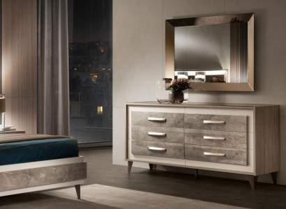 Dressers Wardrobe Mirror Design Furniture Furniture Cloakroom 2-piece Set arredoclassic
