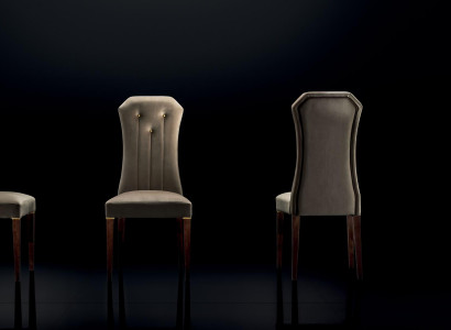 Armchair Chair 1x Dining Room Television Lounge Textile Seat Upholstered Chair arredoclassic