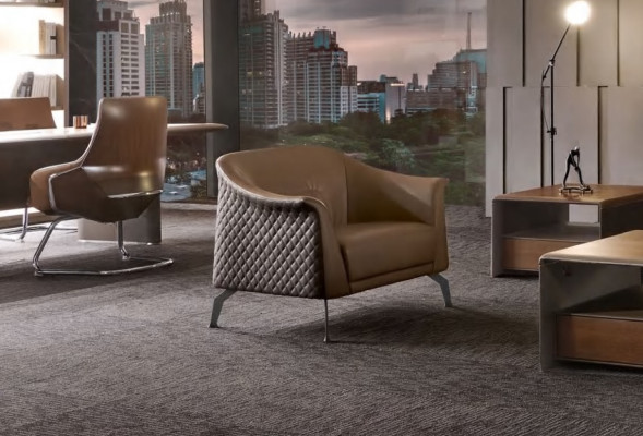 Armchair Leather TV Couch 1 Seater Sofa Relax Luxury Upholstery Single Seater