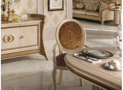Chair Design Living Room Dining Room Wood Chairs Upholstery Armrest arredoclassic