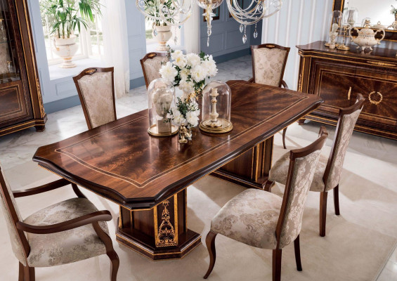 Chair Brown Design Living Room Dining Room Wood Chairs Upholstered with Armrest reclining