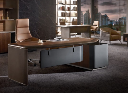 Desk design office furniture furnishings table executive boss corner desks
