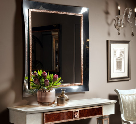 Classic Large Mirror Wall Mirror Hanging Mirror Wooden Frame Wardrobe New