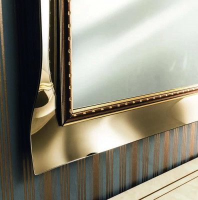 Classic mirror wall mirror real wood frame luxury new baroque arredoclassic