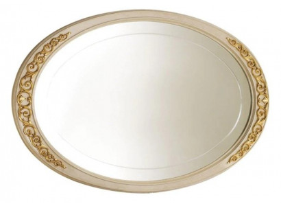 Design mirror wall mirror wood frame hanging mirror luxury Italian furniture