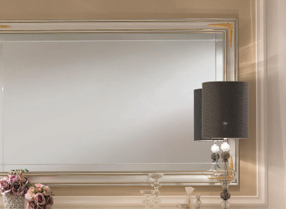 Mirror, wall mirror, hallway mirror, rectangular wood wall decoration, little mirror, baroque.