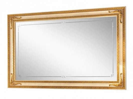 Classic Wall Mirror Wooden Frame Mirror Furniture Gold 170x110 Wood Frame Wall